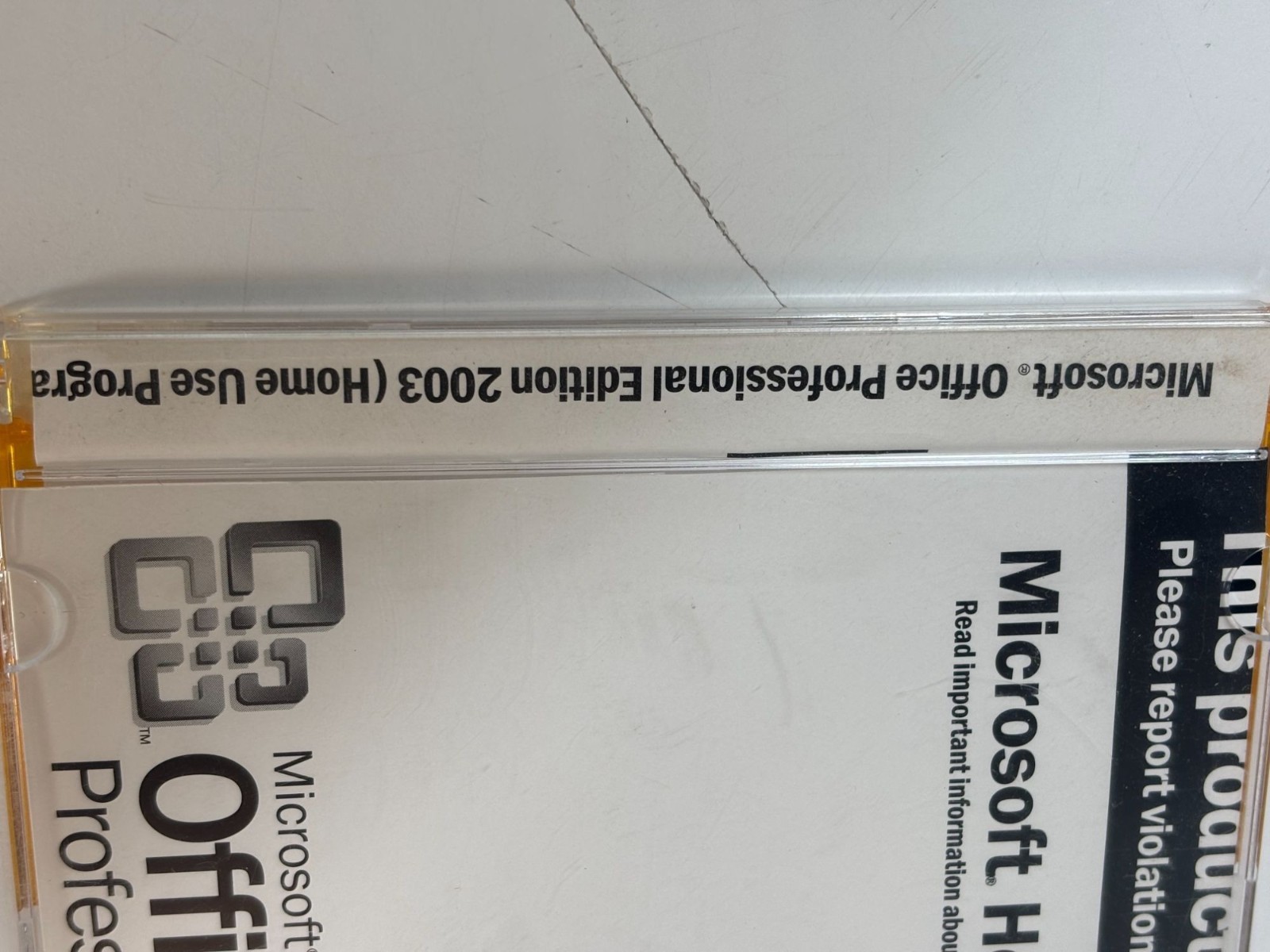 Microsoft Office Professional Edition 2003 Home Use Program CD With Keycode