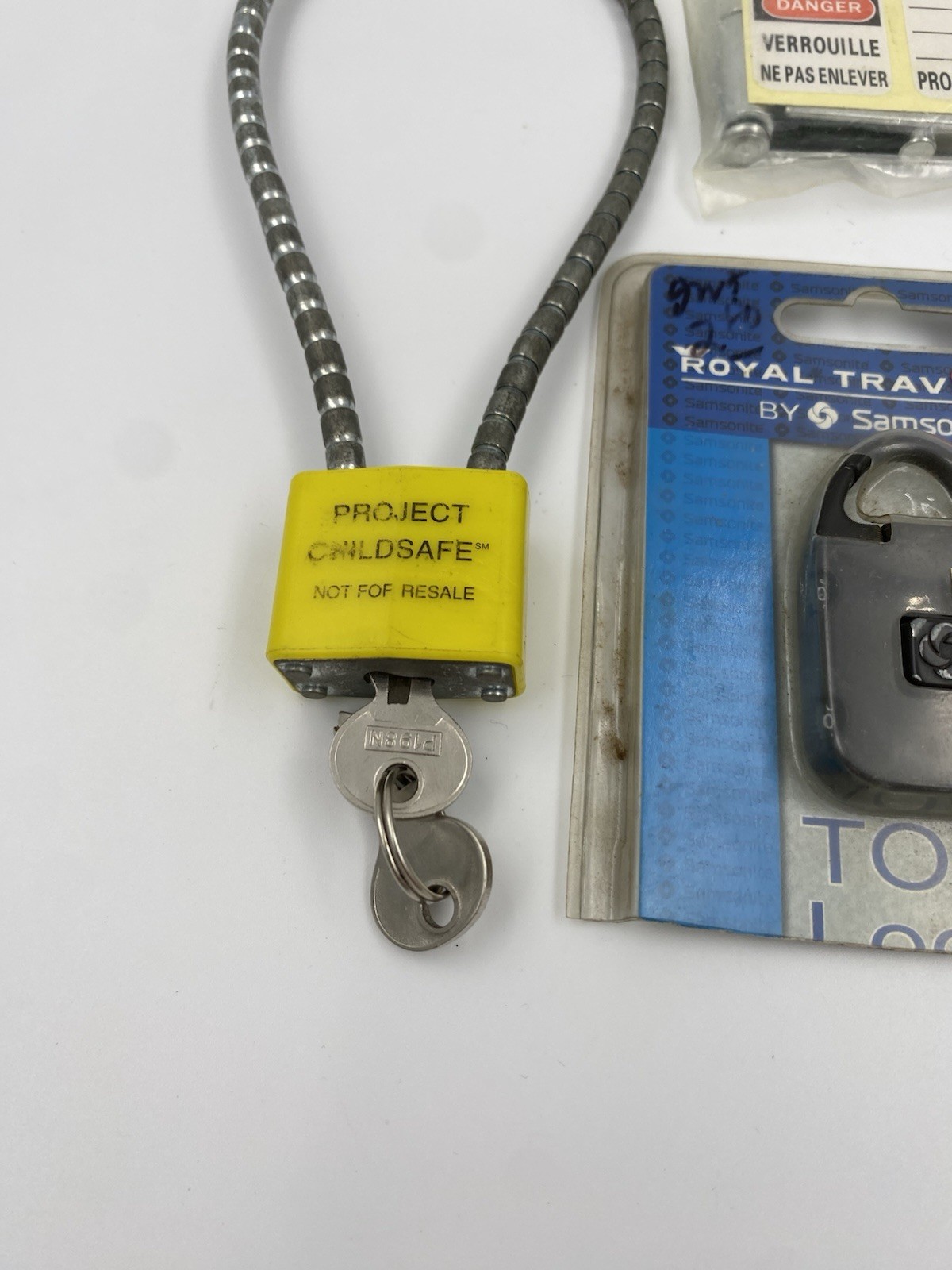 🔥 Safety Lock Lot Project ChildSafe Cable Locks Lockout Tag Samsonite 🔒