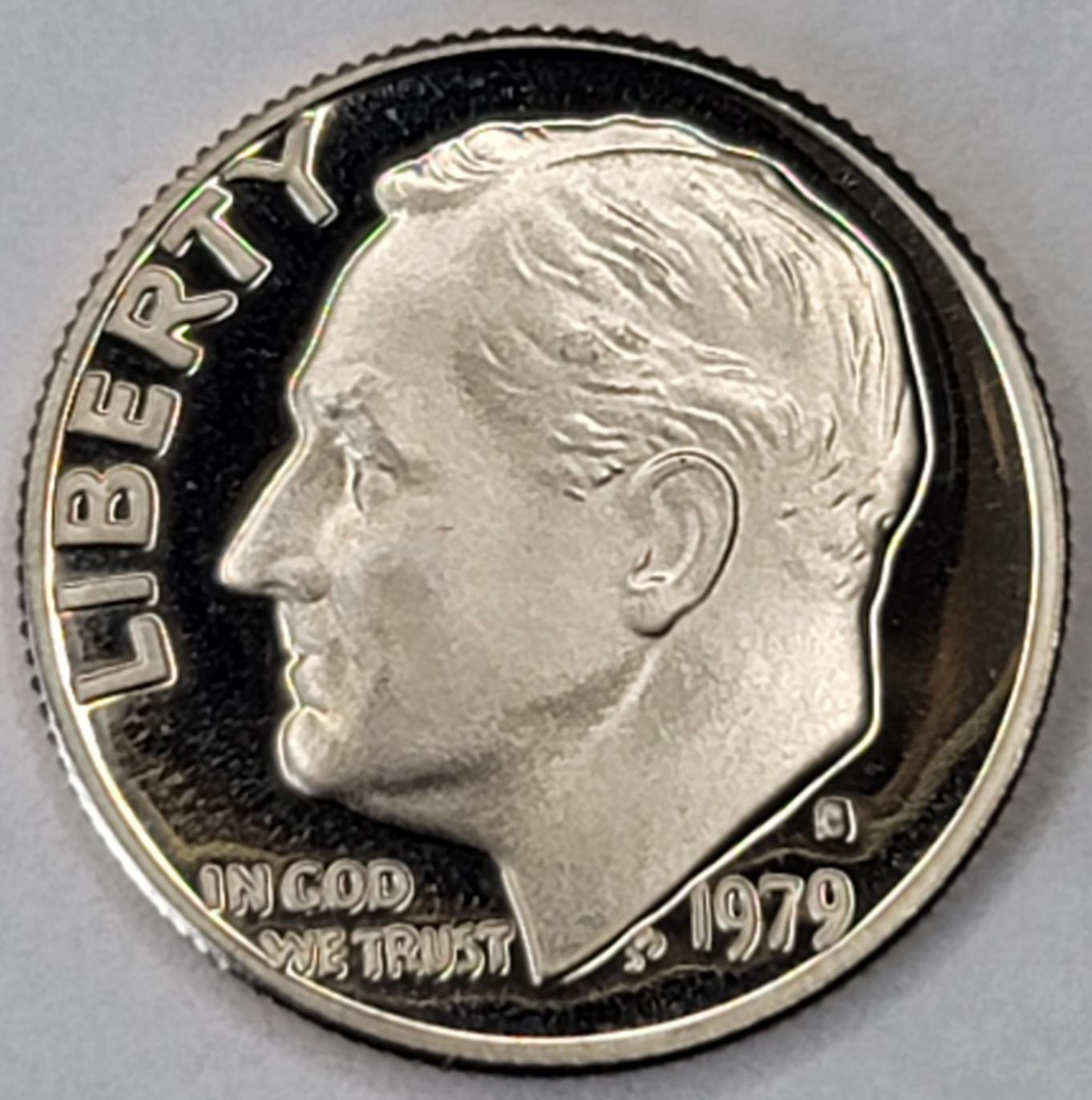 1979 S Gem Proof DCAM Roosevelt Dime - CN-Clad