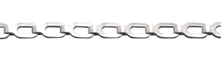 100 FEET - STAINLESS STEEL 302 SAFETY CHAIN 2/0 (S0641-0002)