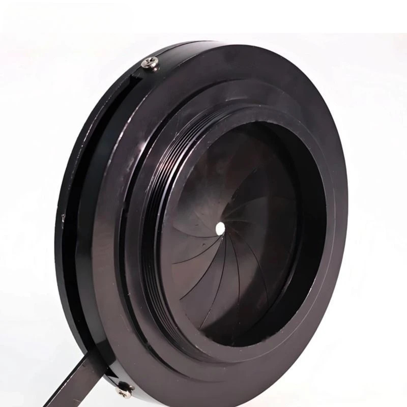 2-28mm Camera Lens Aperture Iris Diaphragm Manual Adjustable Aperture Microscope