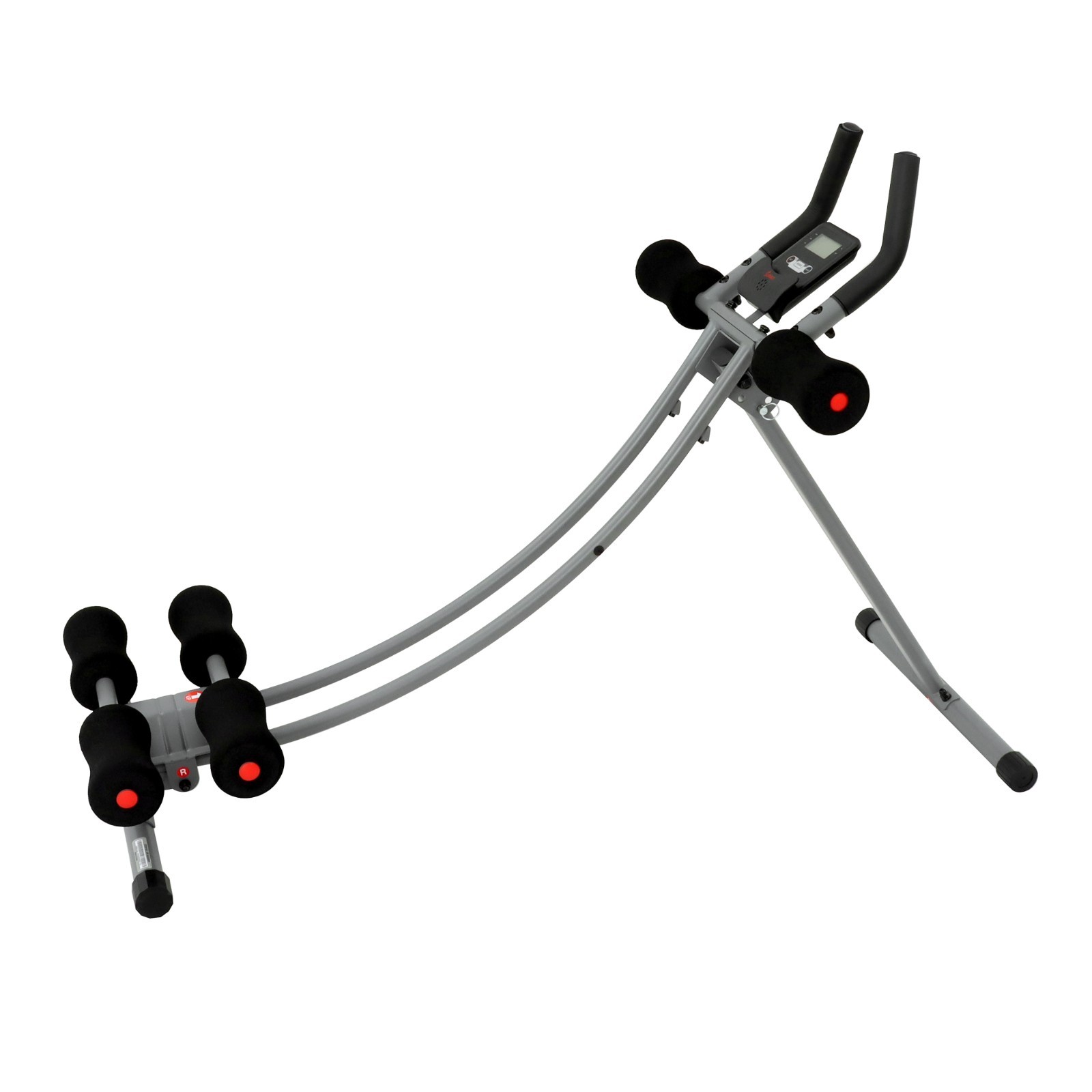 Ab Abdominal Exercise Machine Roller Waist Trainer with Elbow Support Foldable