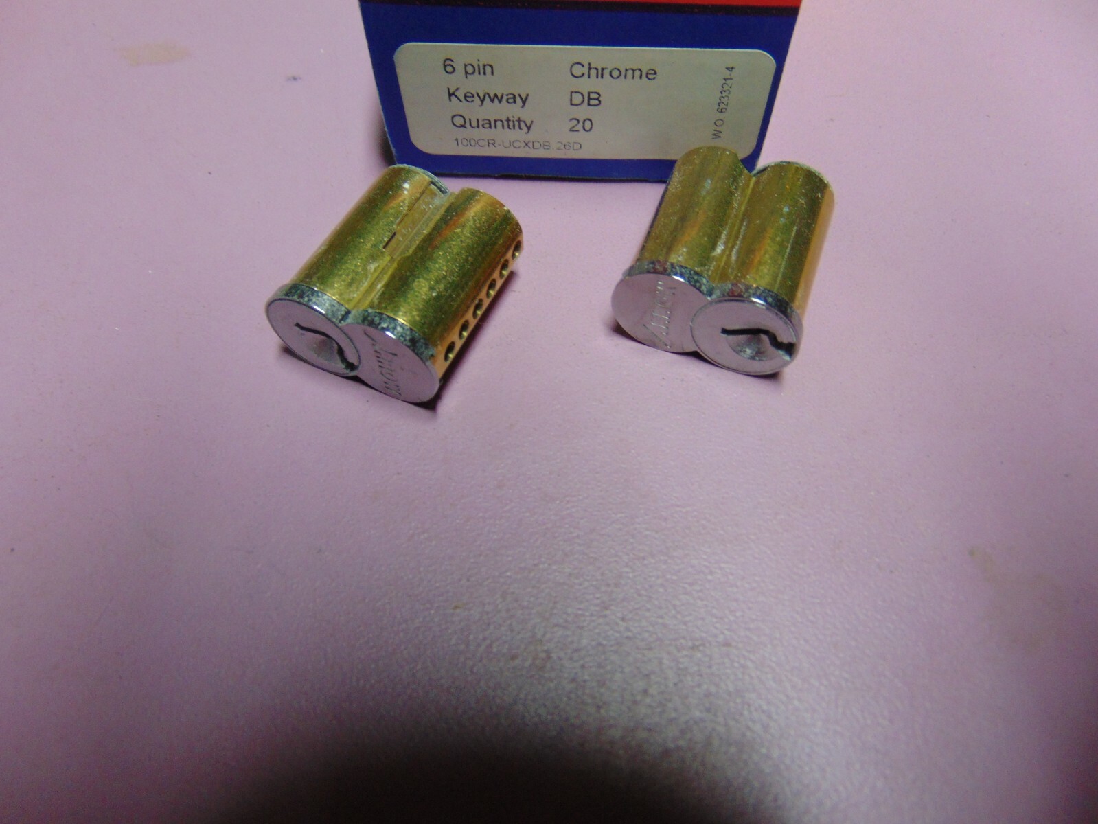2 - BEST ARROW LOOK ALIKE   D  CORES  UNPIN  6 PIN  NO KEYS      LOCKSMITH