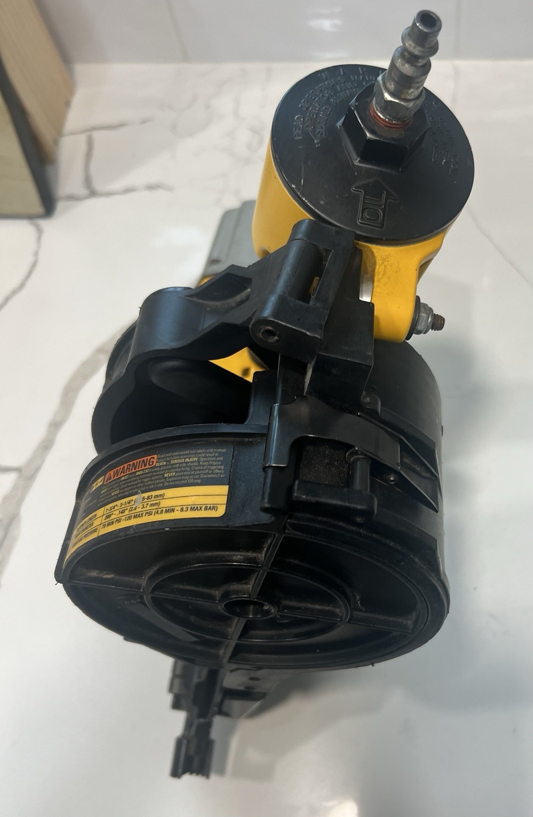 DEWALT 15 Degree Pneumatic Coil Nailer