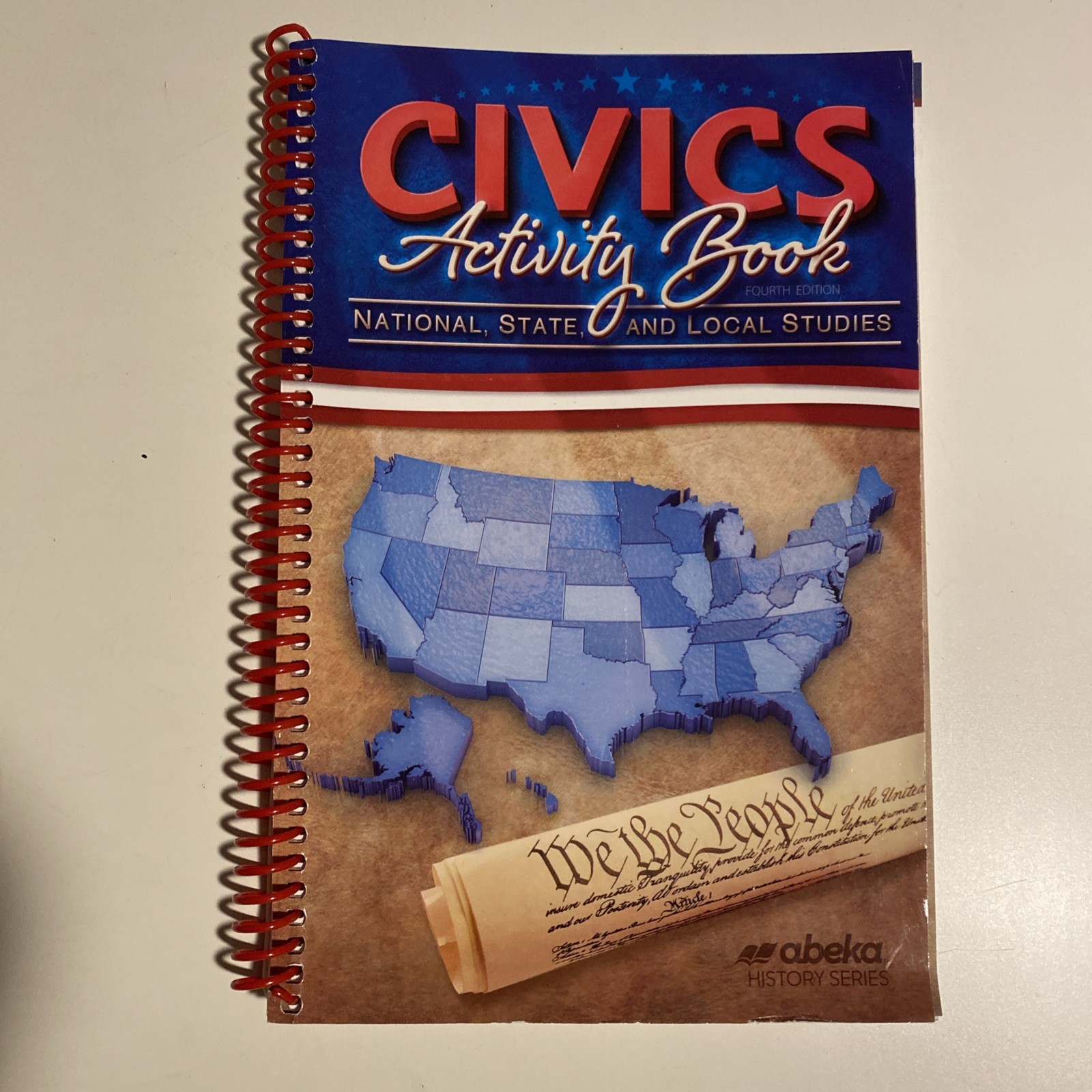 Abeka Civics Activity Book for 8th Grade- 4th Edition Homeschool