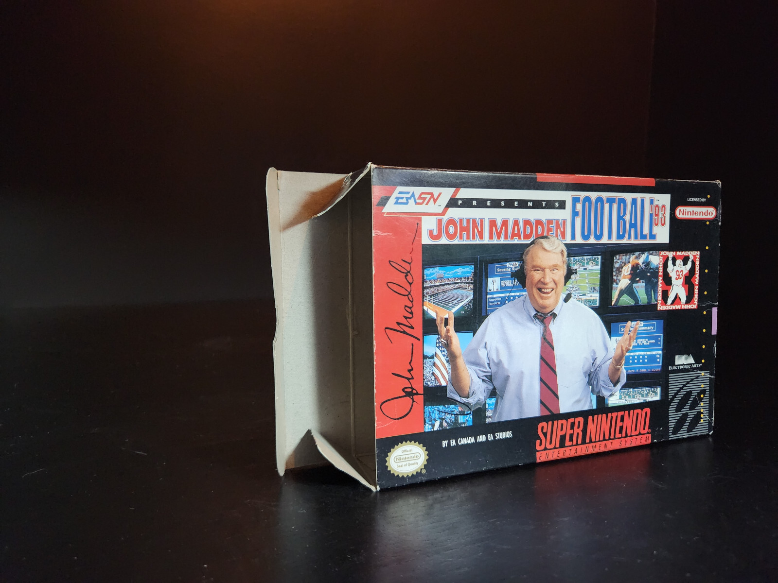 Madden 93 | Super Nintendo | SNES | Box Only | Original | Authentic