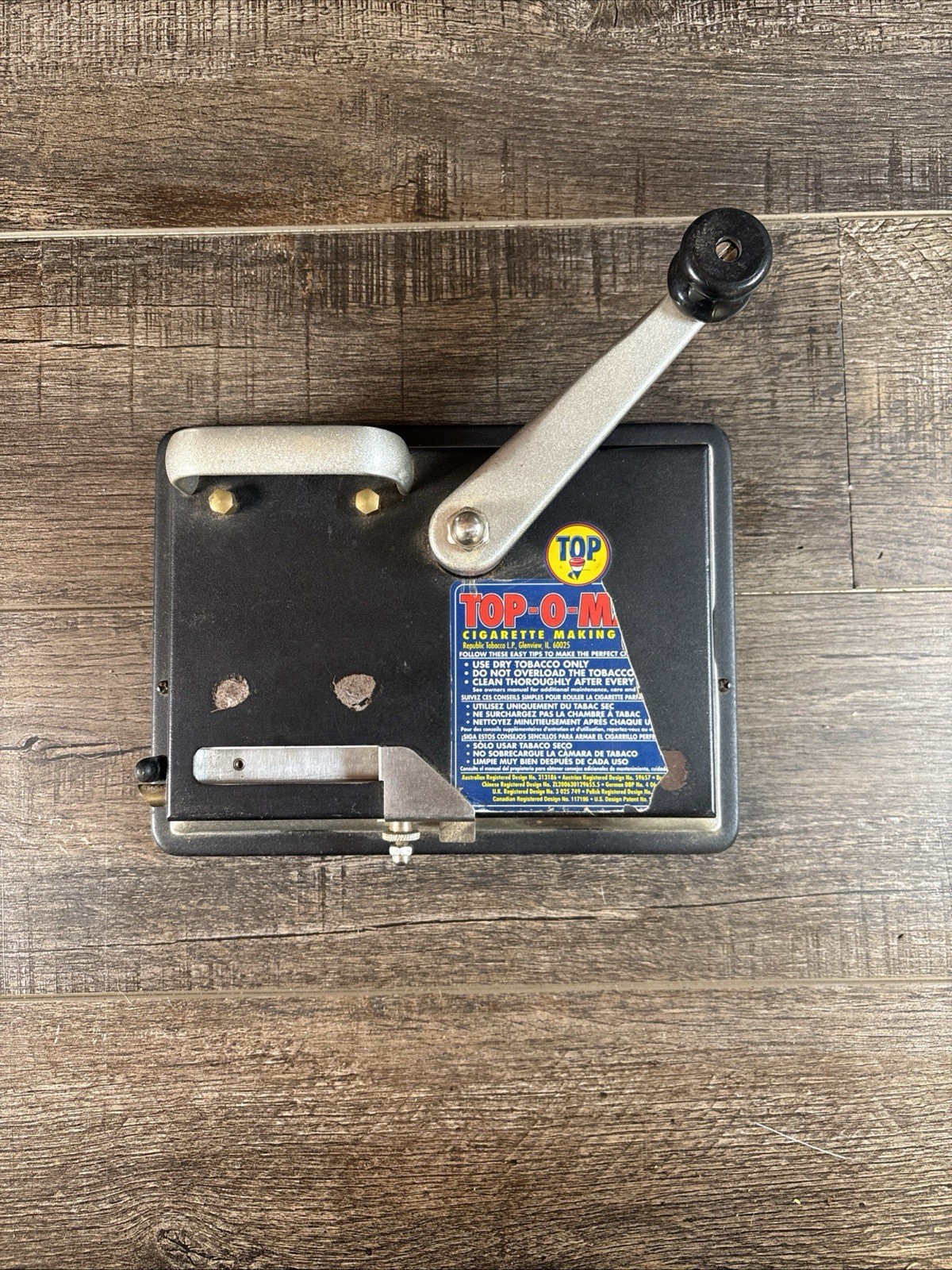 Top-O-Matic Collectible Cigarette Making Machine Cigarette Roller