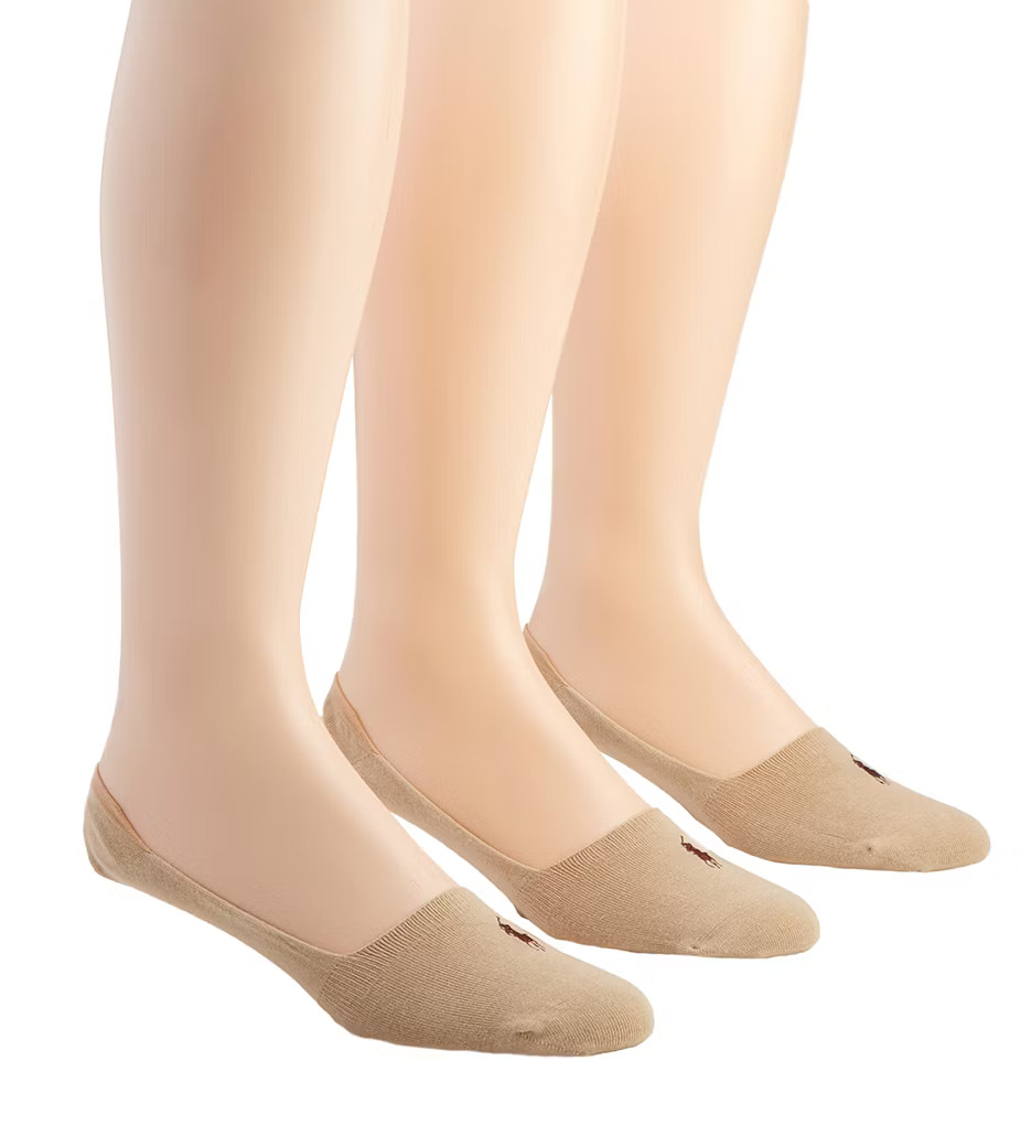 Polo Ralph Lauren 8316PK No Show Liner Socks - 3 Pack