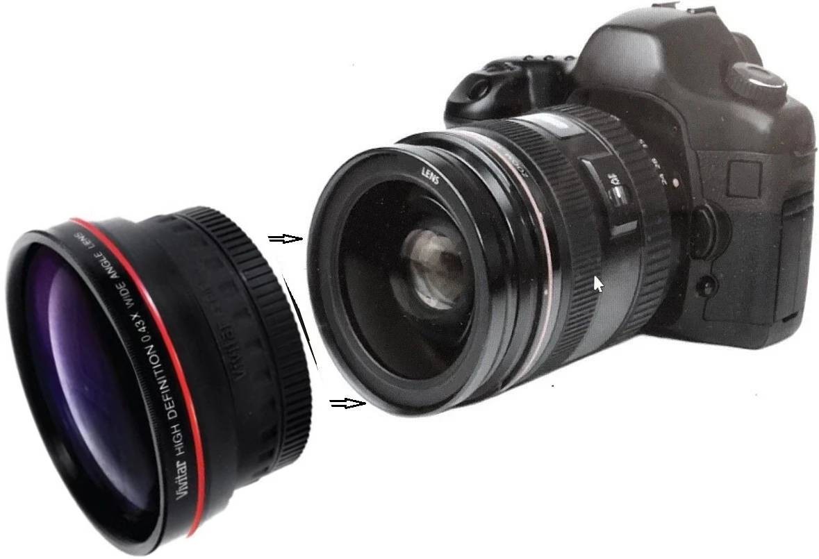 43X Ultra Wide Angle Macro Lens for Canon EF-S 18-55mm f/4-5.6 IS STM Lens