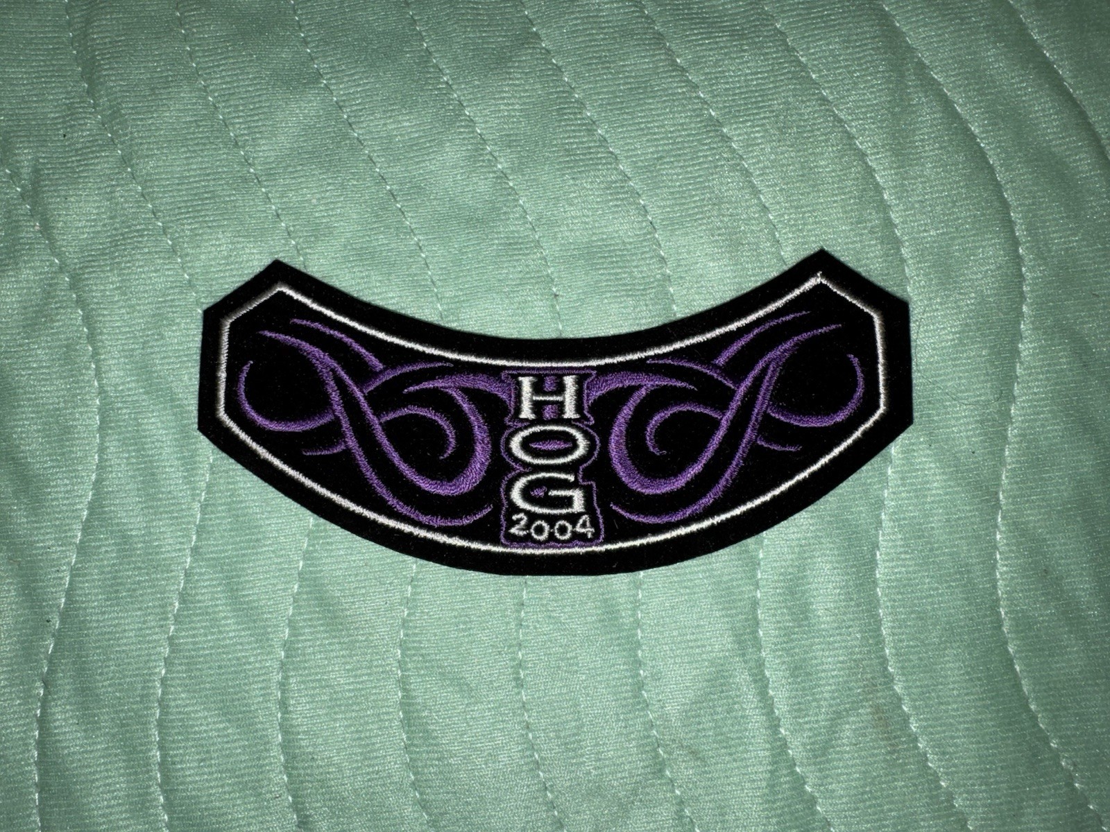 2004 HOG Harley Davidson Owners Group Vest - Jacket Rocker PATCH - NEW