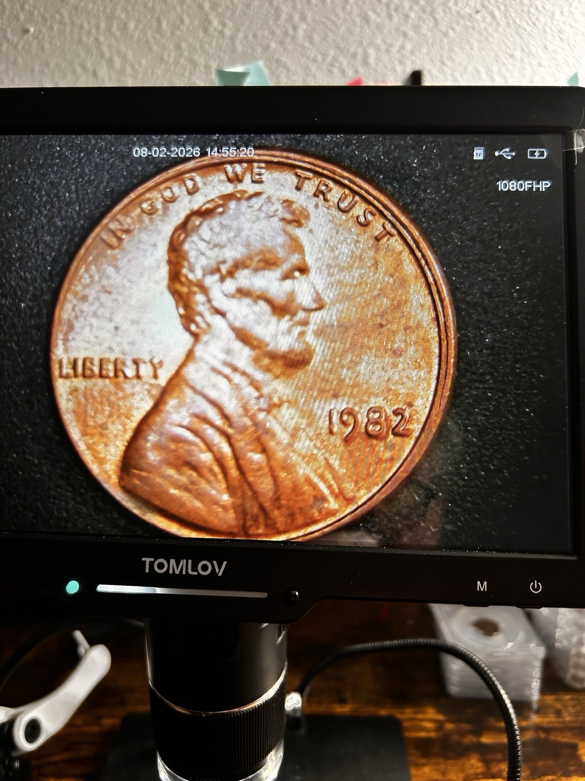 1982 Bronze Lincoln Error Penny