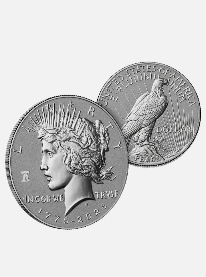 2026-P Peace Silver Dollar / Reverse Proof /Dual Date / U.S. Mint-BEAUTIFUL