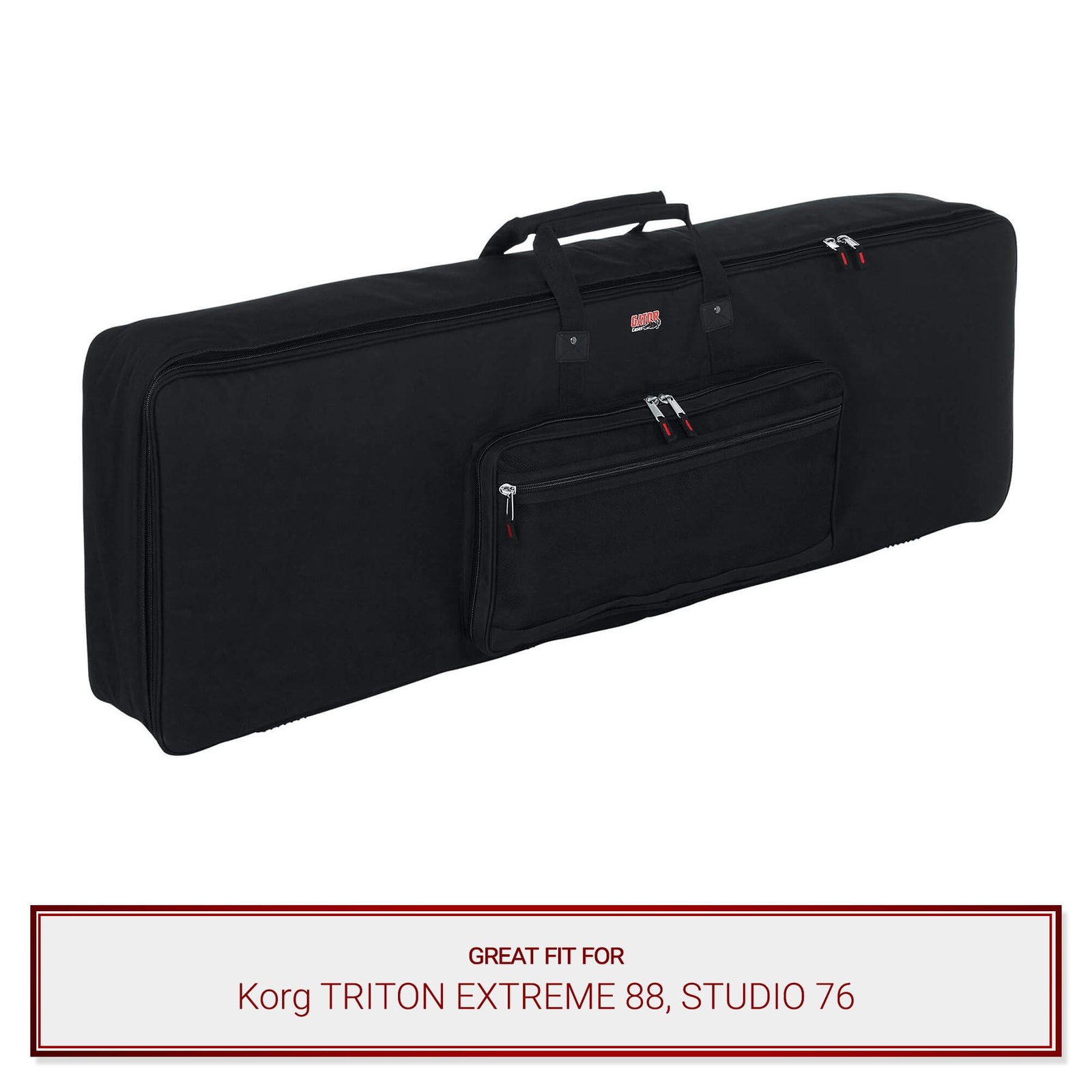Gator Cases Keyboard Gig Bag fits Korg TRITON EXTREME 88, STUDIO 76