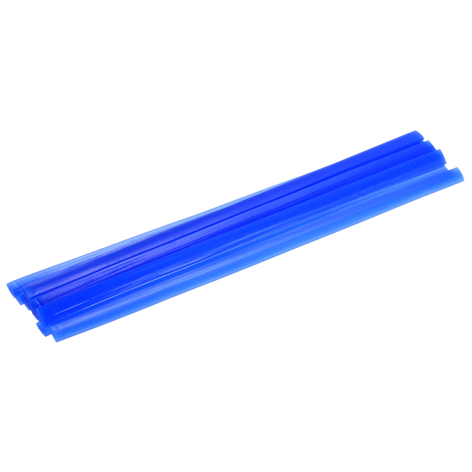 10 Pcs Blue Plastic Welding Rods 9.5mm x 250mm HDPE Flat(0.4inch x 10inch)