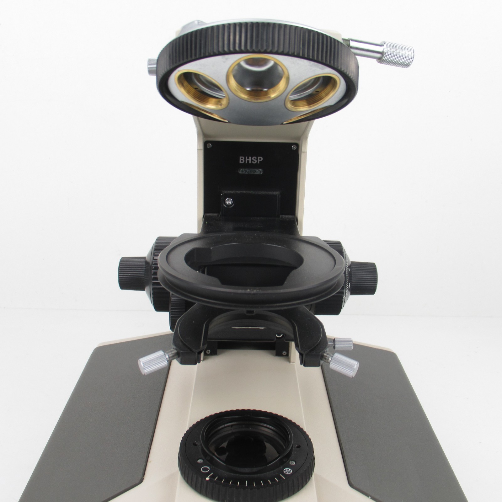 OLYMPUS BH2 BHSP POLARIZING MICROSCOPE BODY/STAND - NANODYNE LED CONVERSION