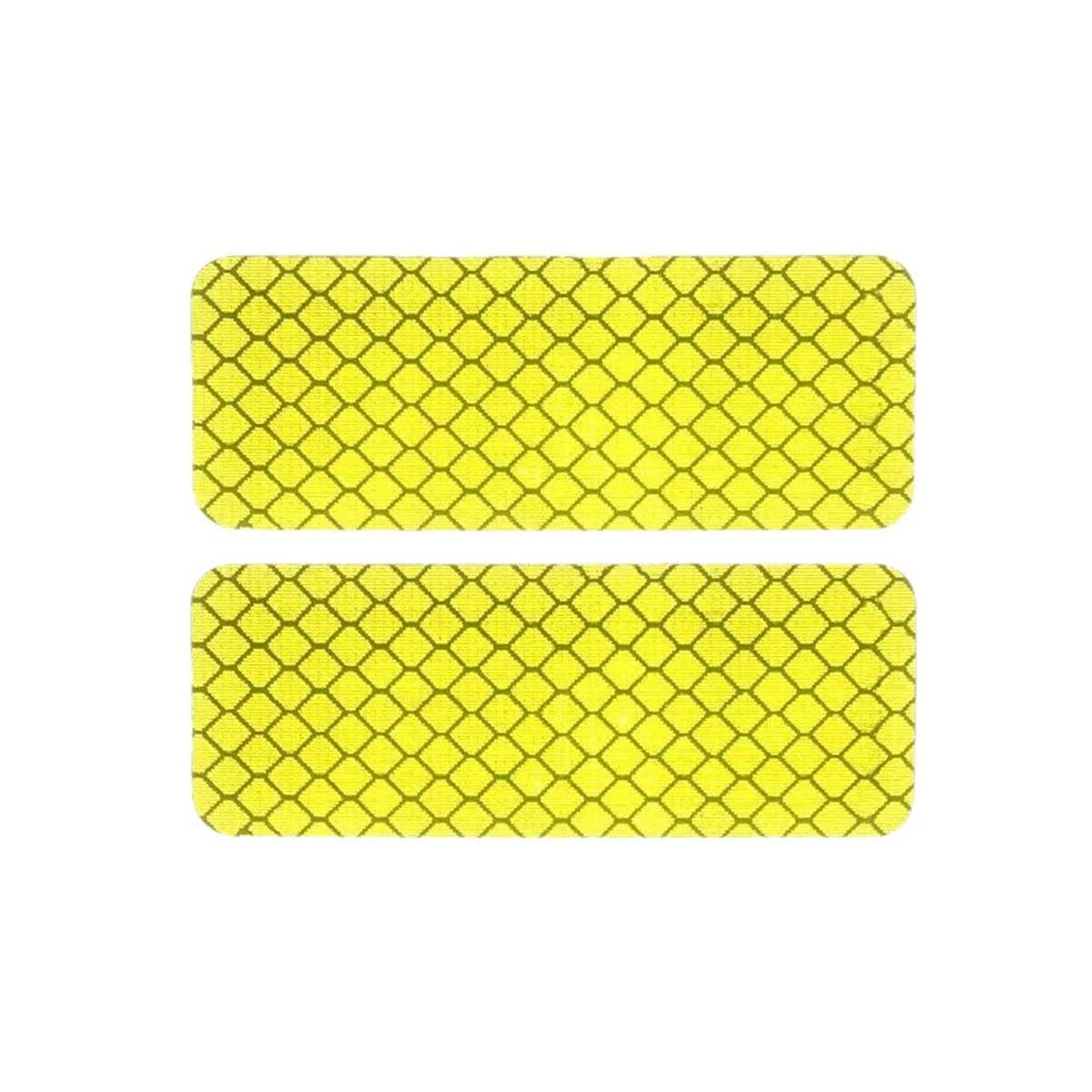 Helonge Reflective Stickers, 100 Pcs, 5 Colors 3cm x 8cm, Multicolor