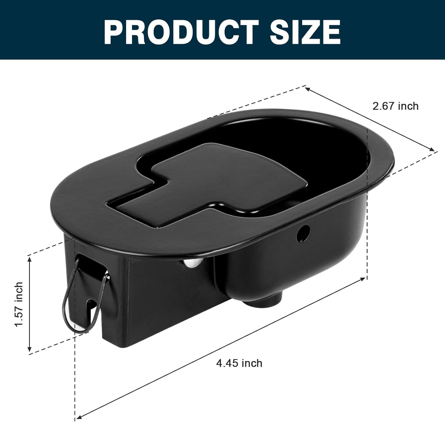 Nonley Recliner Couch Release Handle 4.45X2.67X1.57 Inches, 1 Pack