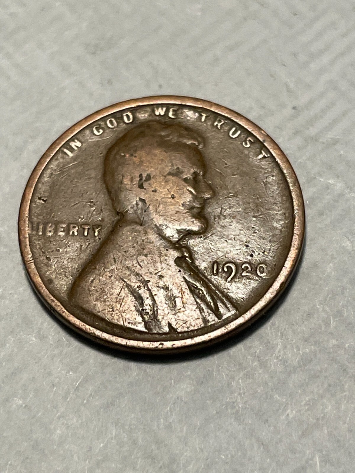 1920 lincoln wheat cent penny free shipping
