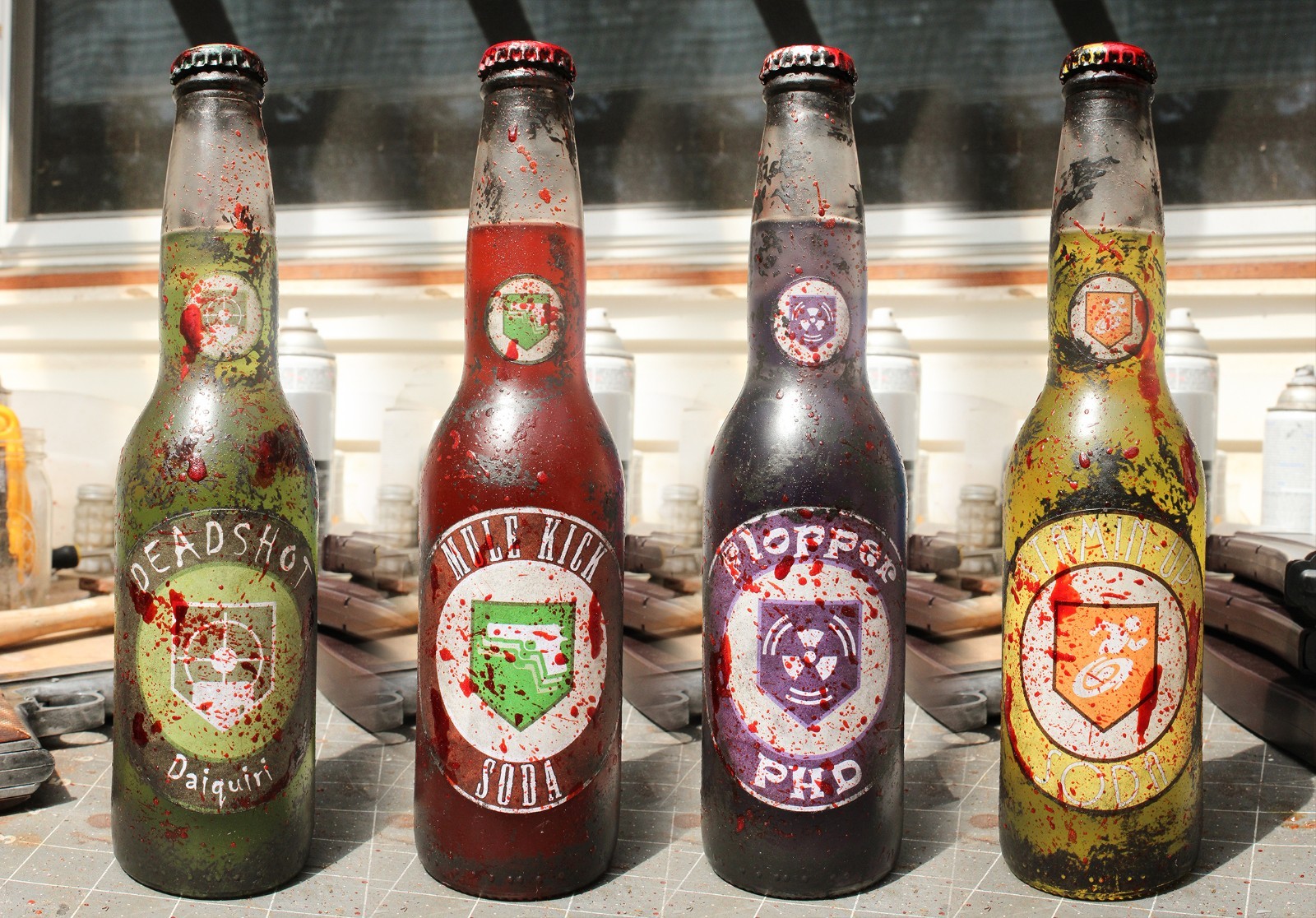 Perk A Cola Call of Duty Bottle Series #2 PRICE IS FOR 1 BOTTLE; BUY 4 FOR SET