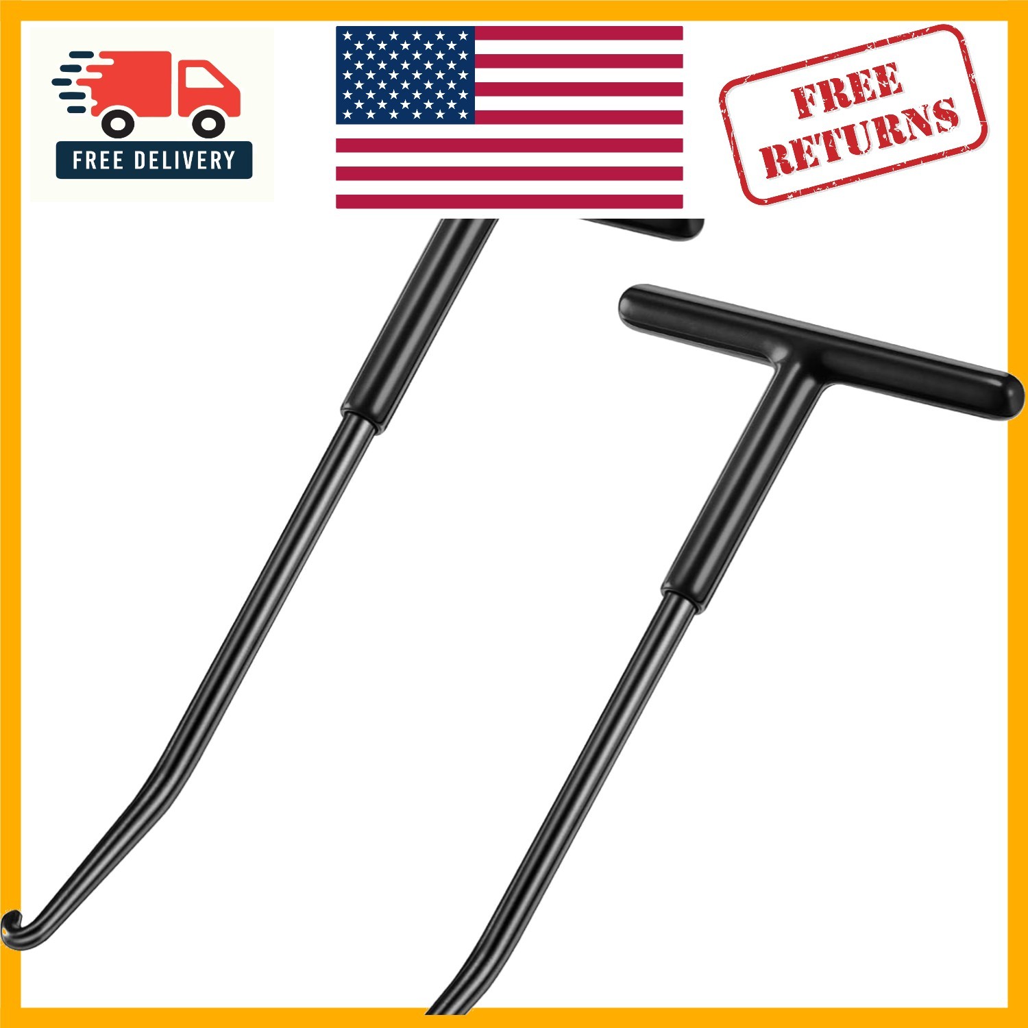 Lightweight 2-Piece Exhaust Tool Set for Convenient Auto Maintenance