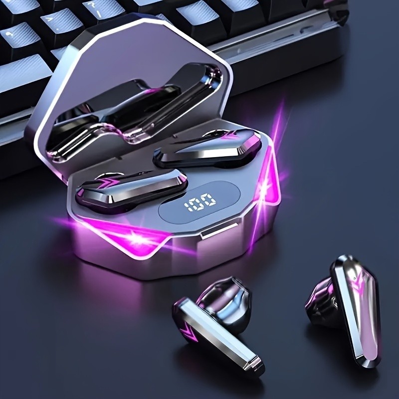 TWS Bluetooth Earbuds Waterproof Bluetooth 5.1 Headset Noise Cancelling Wireless