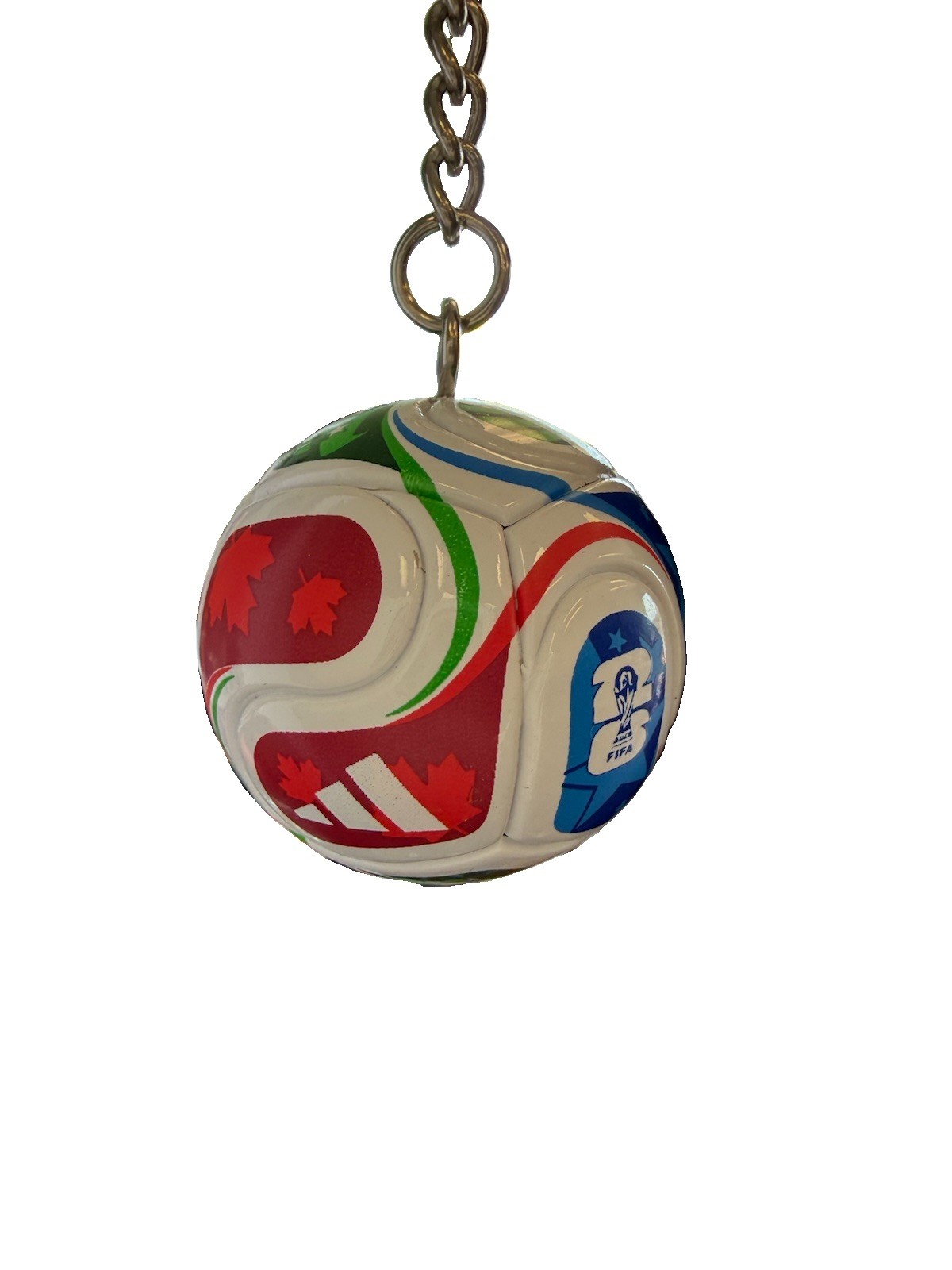 Adidas FIFA World Cup 2026 Trionda Mini Soccer Ball Keychain plus official box