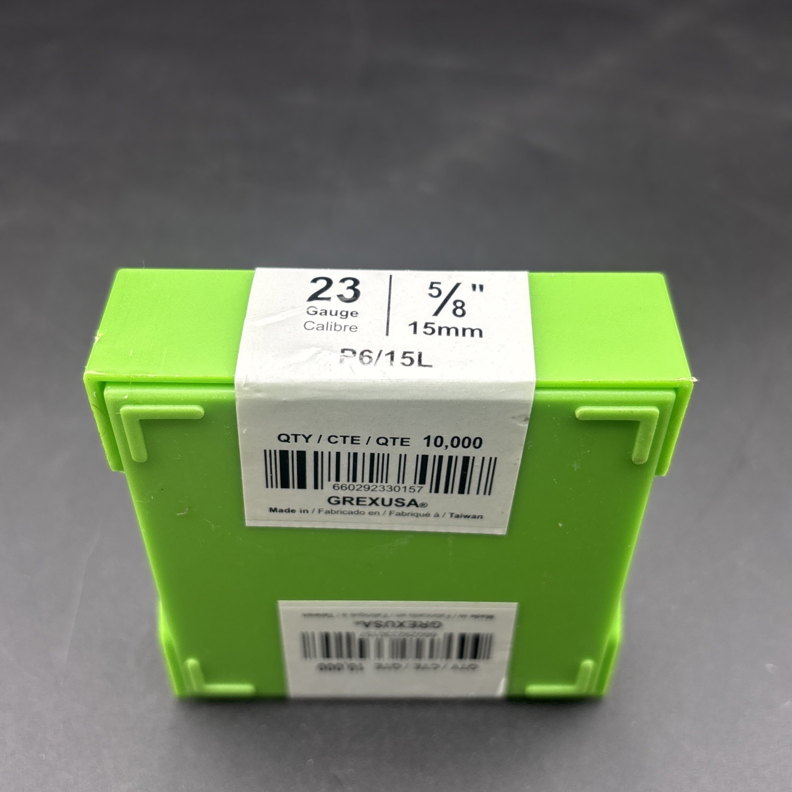 GREX P6/15L 23 Gauge 5/8-Inch Length Headless Pins (10,000 per box)