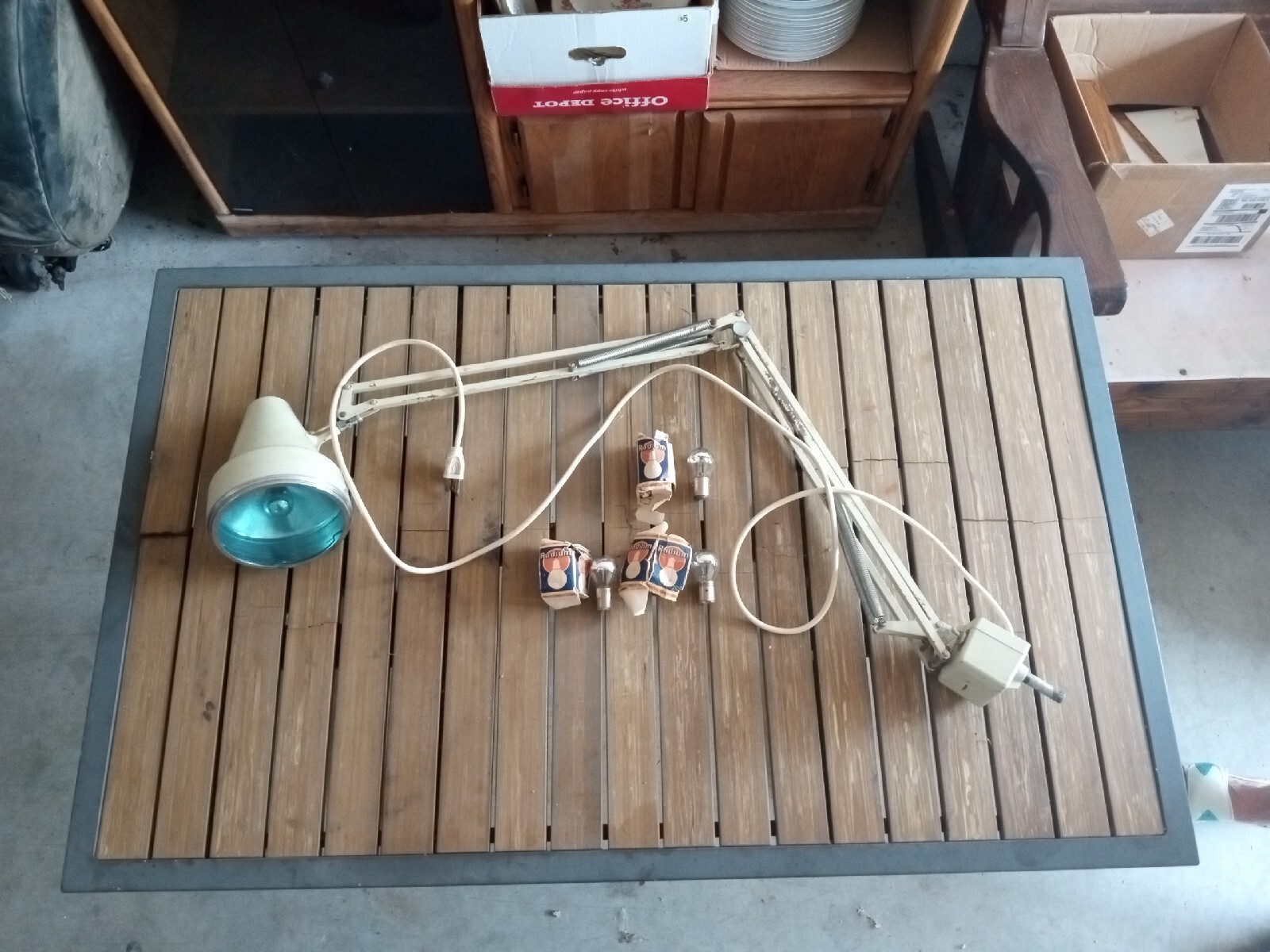 Vintage 1950-1960s Luxo Surgical Lamp Union Made Works Great Rare Design