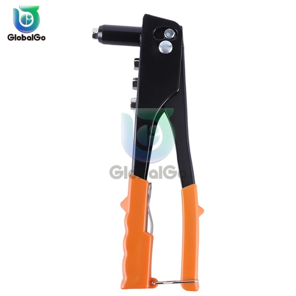 Heavy Duty Hand Rivet Gun Tool Kit Manual Pop Riveter for Metal & Plastic