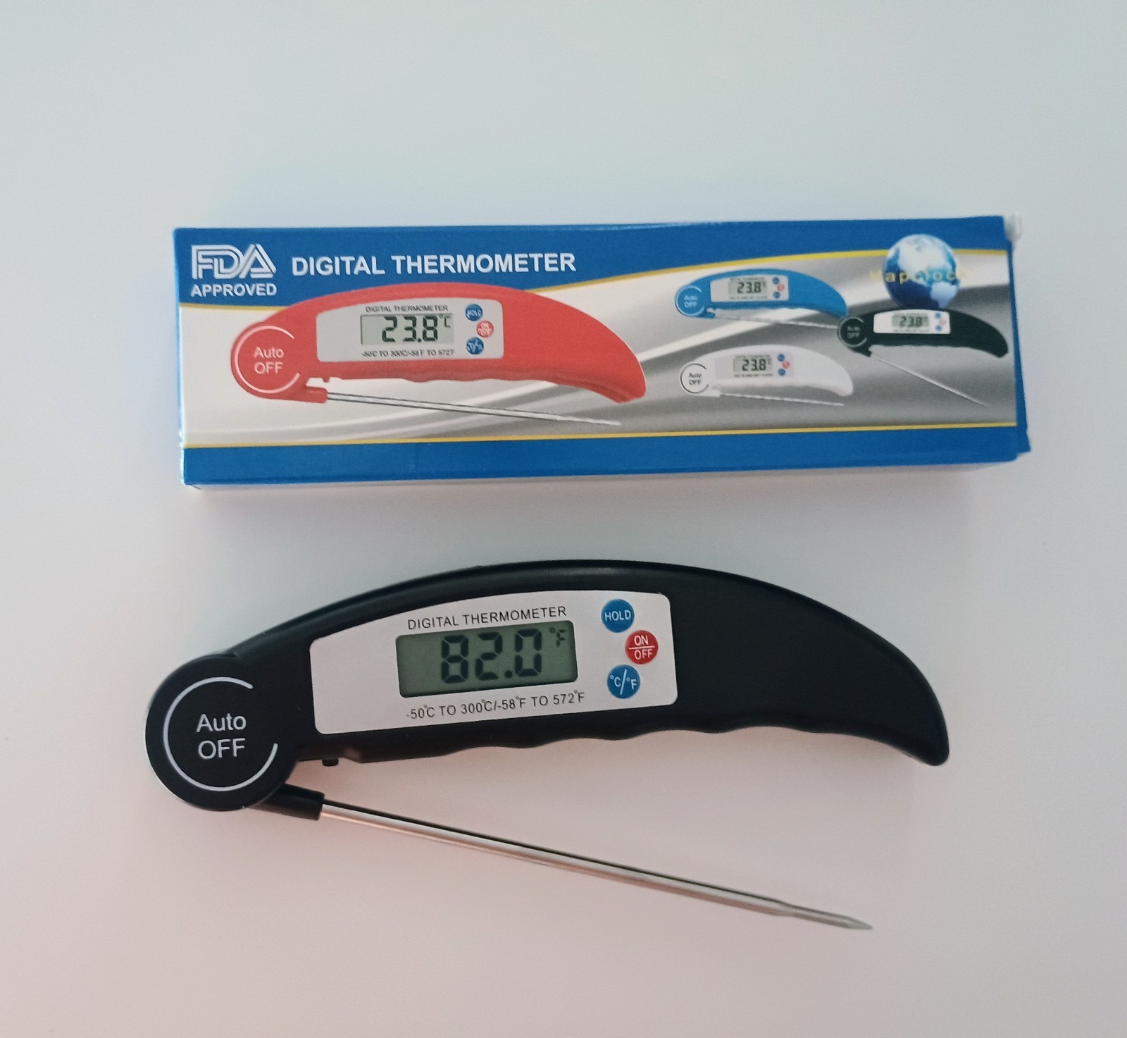 Digital Thermometer BW-188 Instant Read Cooking Food Health Black New in box
