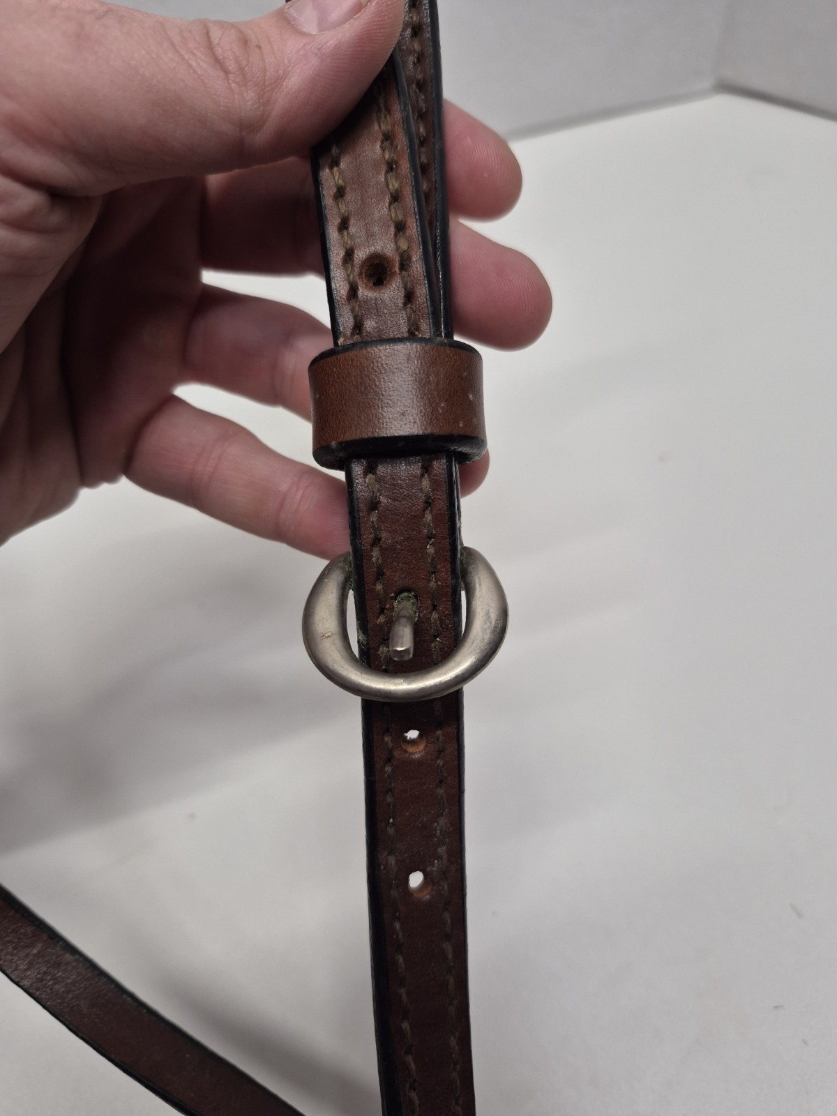 Western Heritage Brown Leather Browband Headstall 5/8" width With Tag!