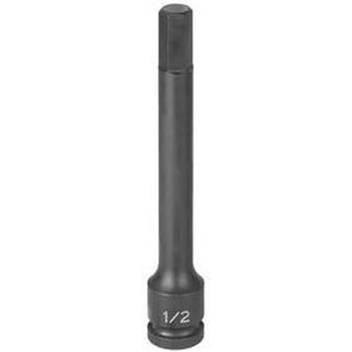 Grey Pneumatic 19104M Hex Driver Socket, 3/8 inch Drive x 10 mm, 4 inch Length