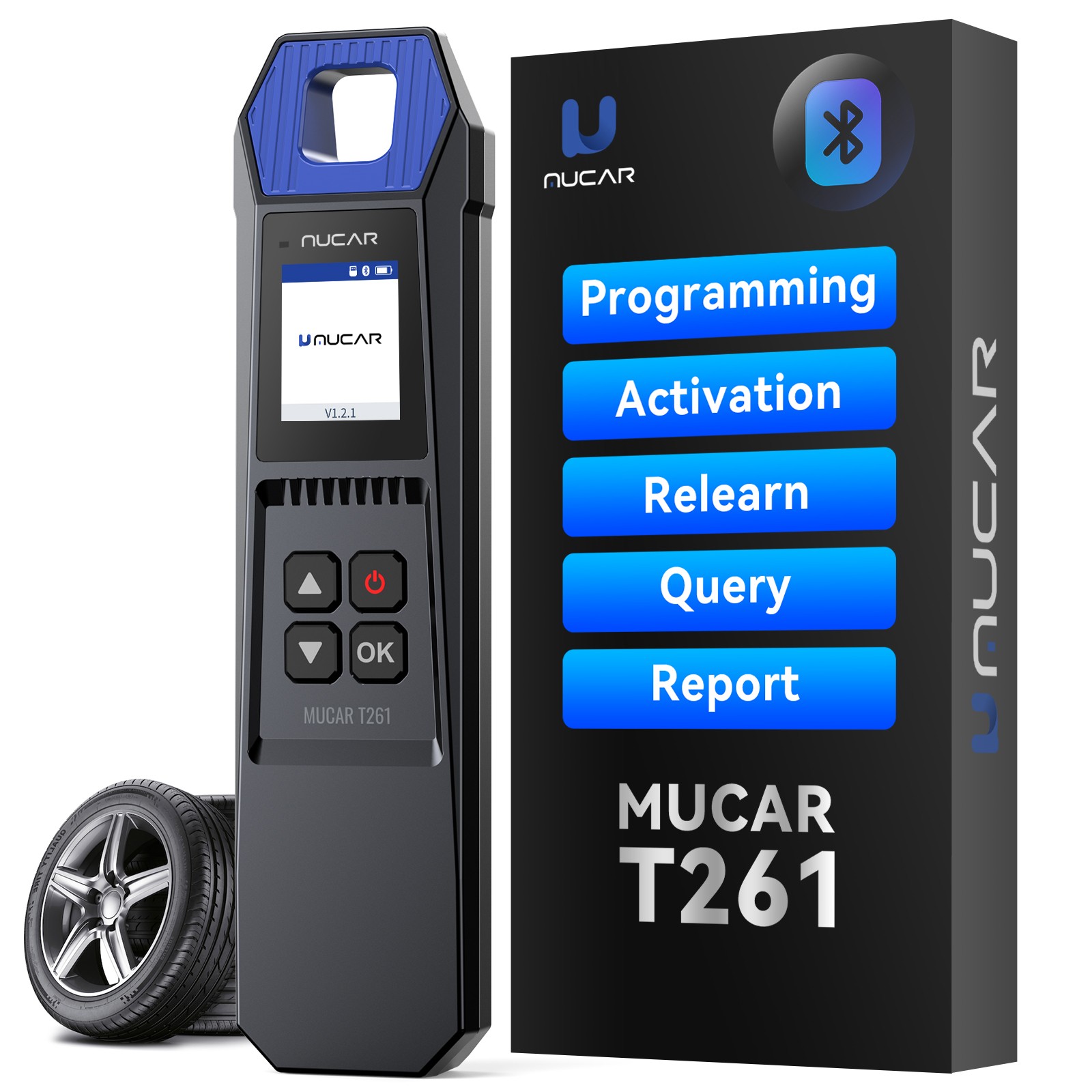 MUCAR 892BT AI Diagnostic + Key Programmer Tool with TPMS programming Tool OBD2