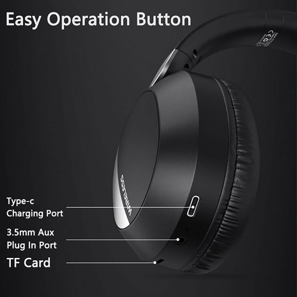 Wireless Bluetooth Headphones Over Ear Stereo For Google Pixel 10 9 8 7 6 5 4 3a