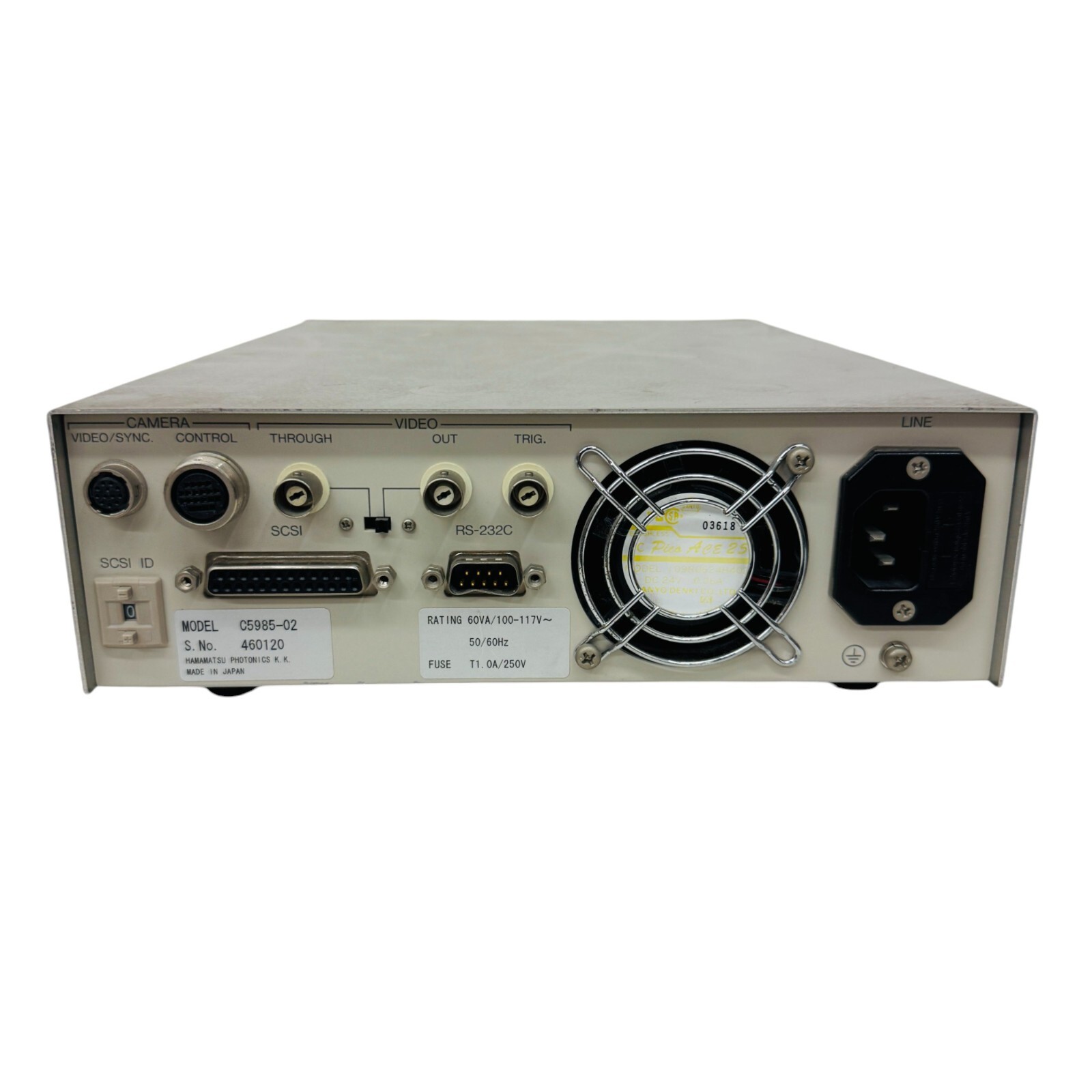 Hamamatsu C5985 Chilled CCD Camera Controller C5985-02 Made in Japan