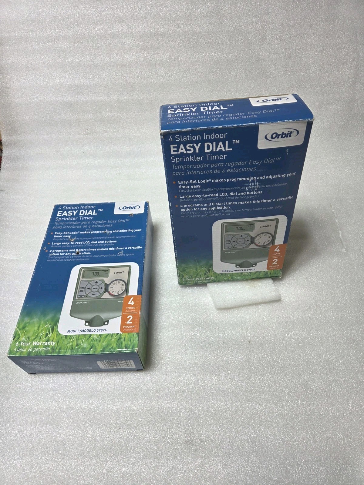 ORBIT 57874 4 Station Indoor Easy Dial Electrical Sprinkler Timer