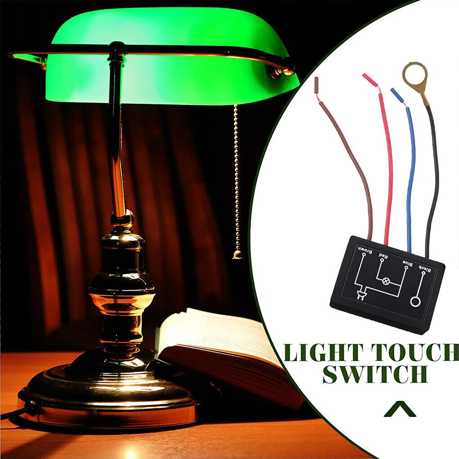 2Pcs Table light Dimmer Touch Control Sensor Module for LED Bulb Lamp Switch