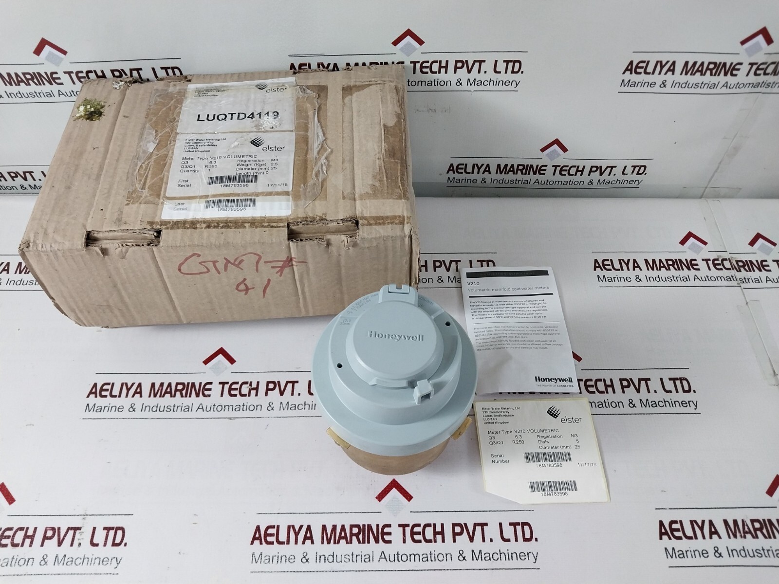 Honeywell elster v210 volumetric cold water meter