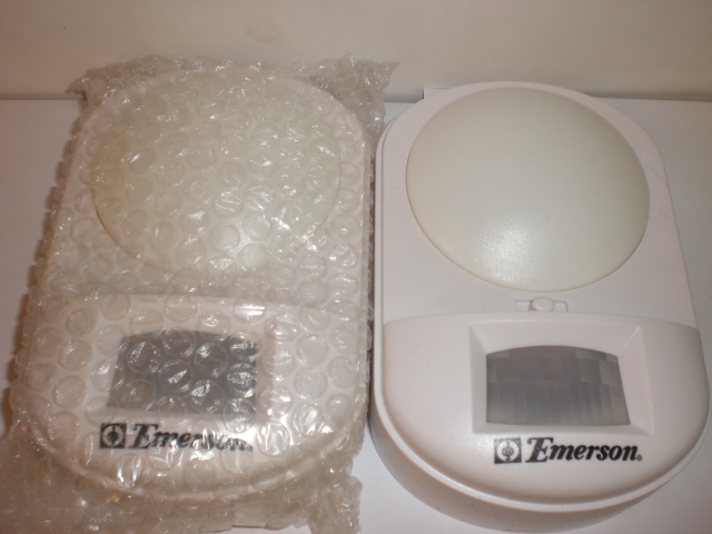 SET OF TWO EMERSON MOTION AVTIVATED  SECURITY LIGHT BRAND NEW IN BOX