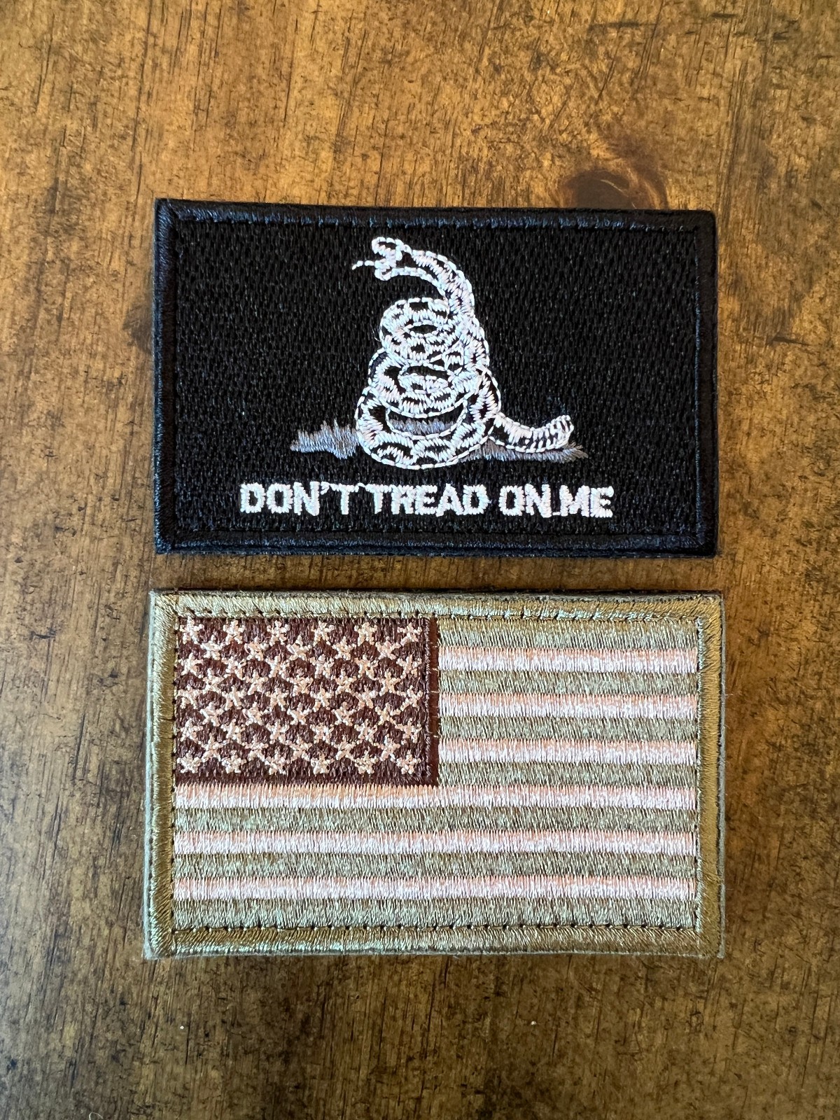 2pc Dont Tread On Me Morale Patch Lot *NEW GADSDEN*