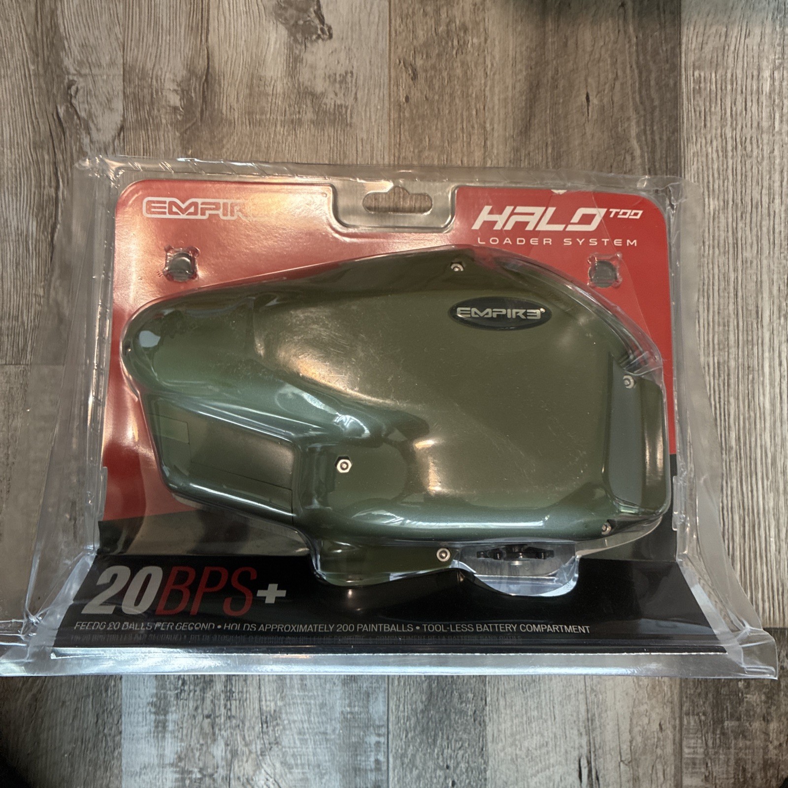 Empire Halo Too Limited Edition Electronic Paintball Loader Hopper - Olive