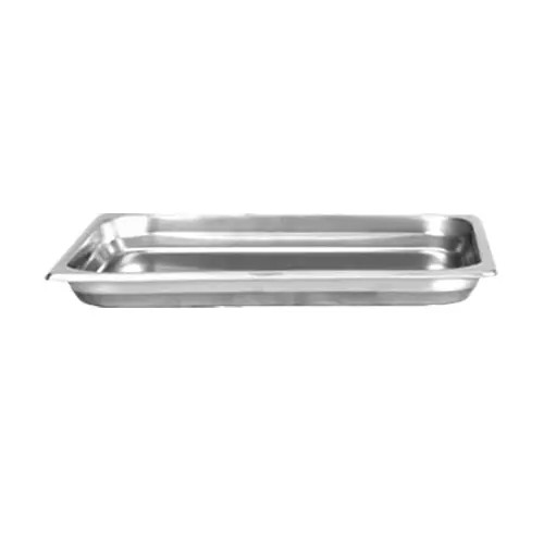 Thunder Group 1/2 Size 22 Gauge Stainless Steel Steam Table Pan - 1-1/4" D