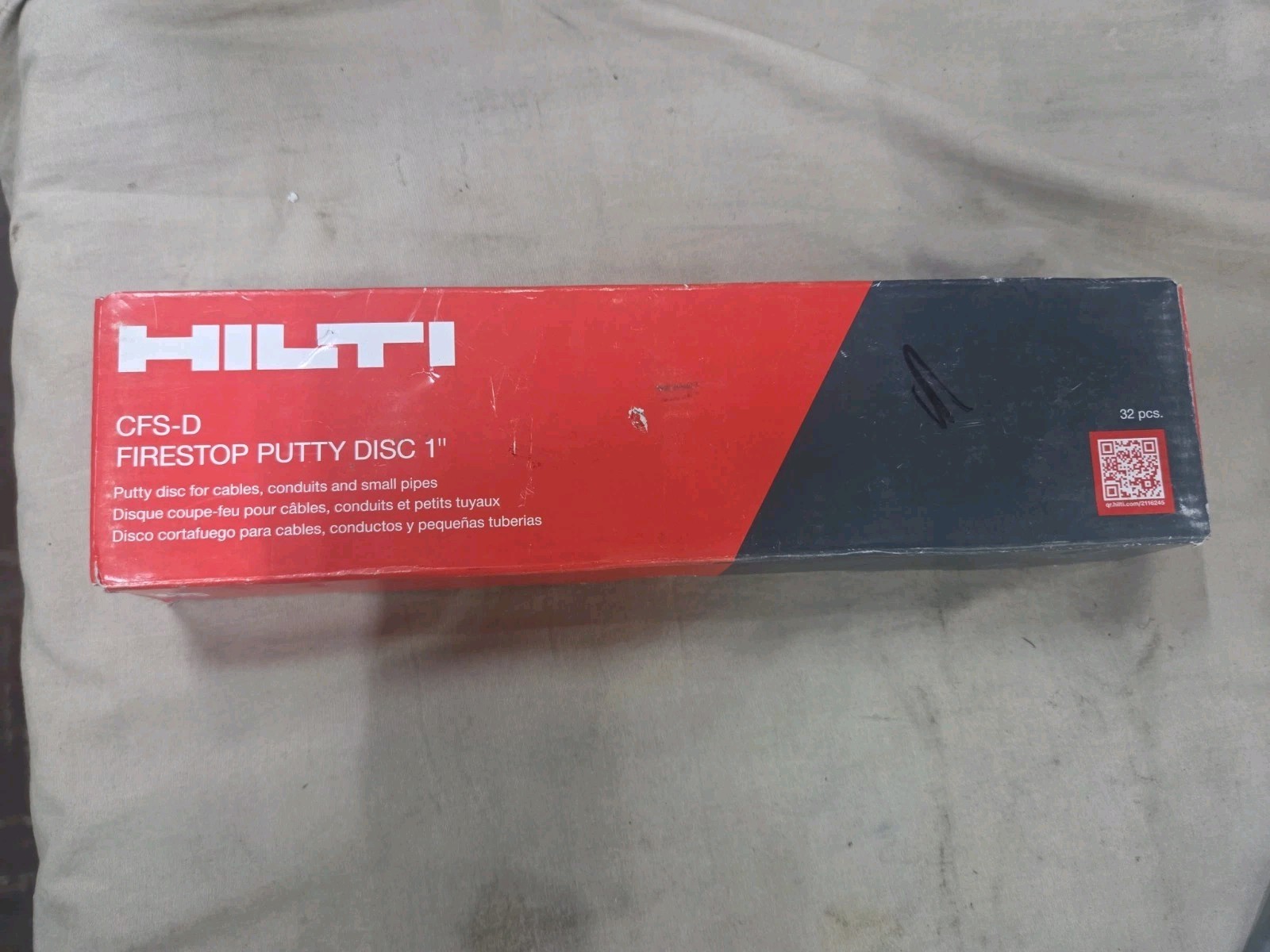 HILTI 2116245 FIRESTOP-CABLE-DISC-CFS-D-1" FIRESTOP CABLE DISC, Qty Of 29 Pieces
