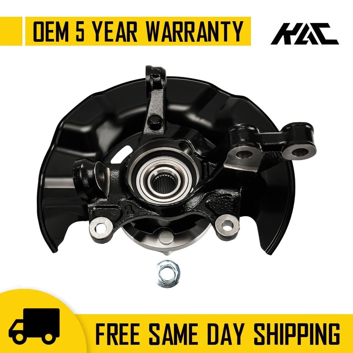 Front Left Steering Knuckle Wheel Hub Bearing For Toyota Corolla Matrix 2009-13