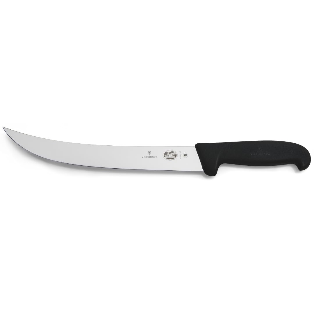 Victorinox Fibrox Pro 10" Breaking Knife Curved Butcher Slicing 5.7203.25BK NEW