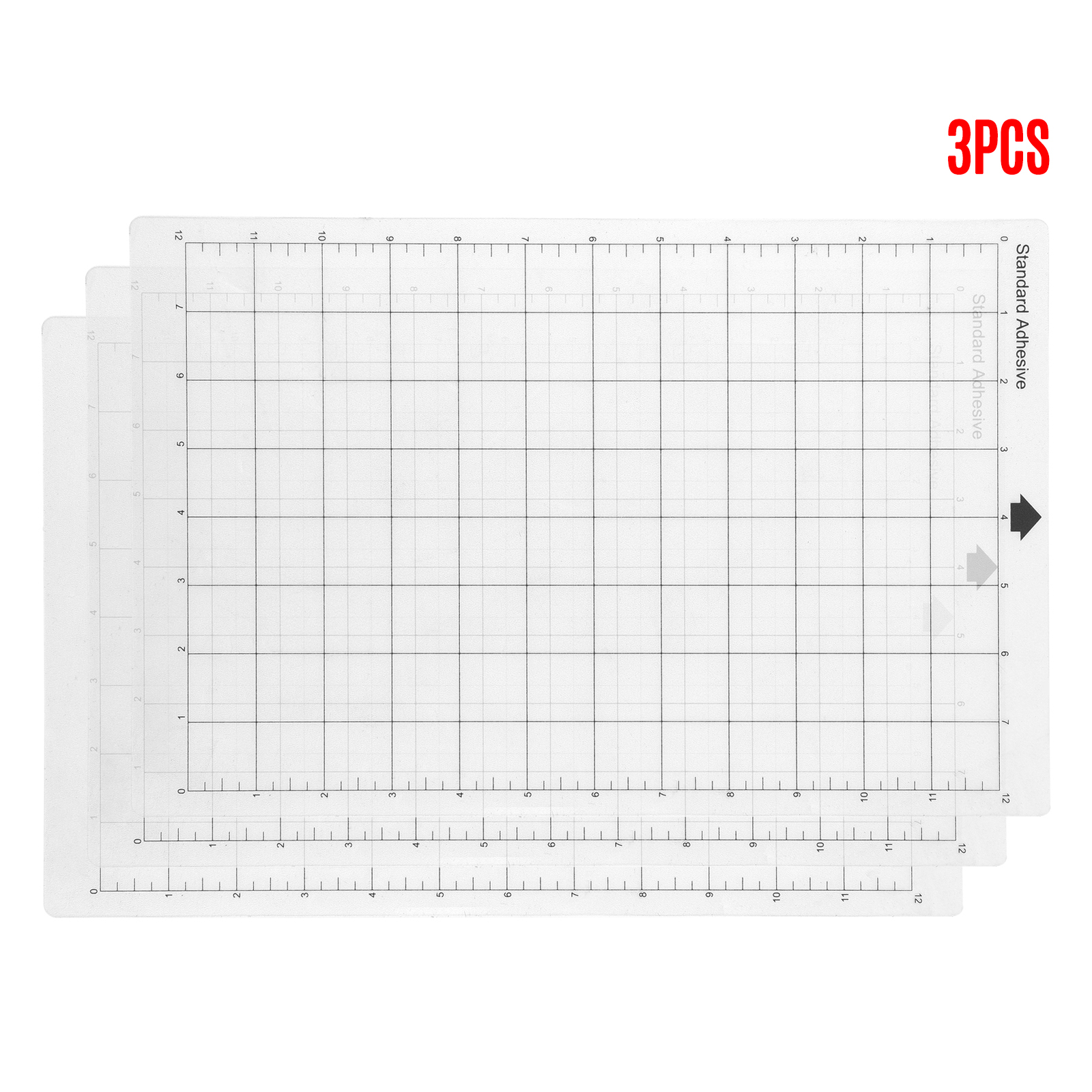 Replacement Cutting Mat Transparent Adhesive Cricut Mat Mat with Measuring S7B3