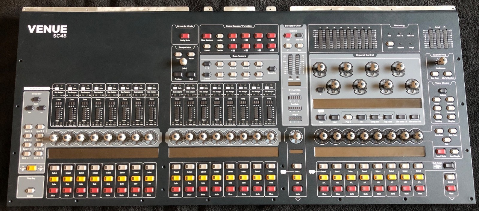 Avid VENUE SC48 Top Panel ONLY - Excellent Condition & Fully Tested - Parts