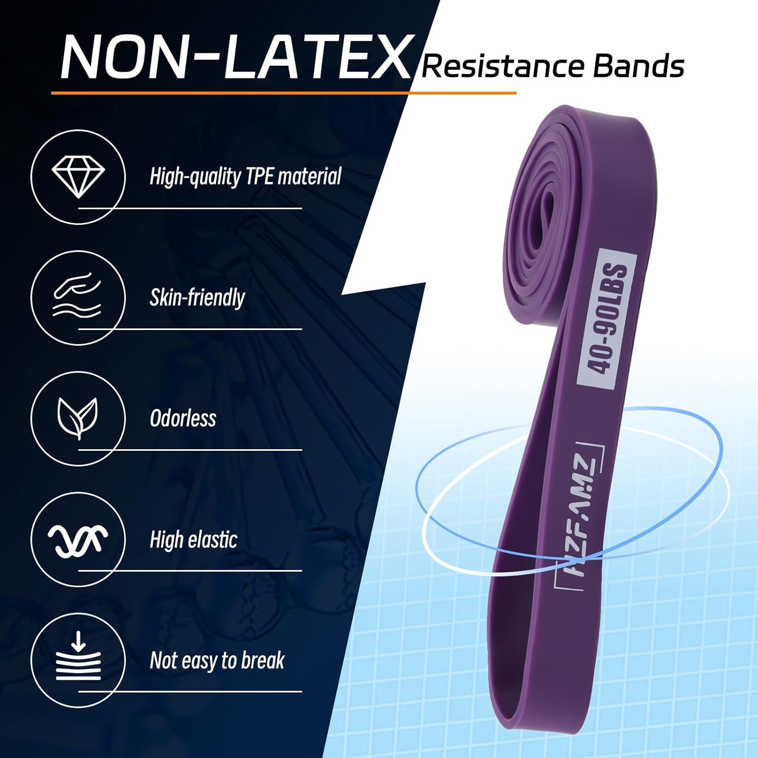 Non Latex Resistance Bands Pull up Assistance Bands Exercise Bands Resistance