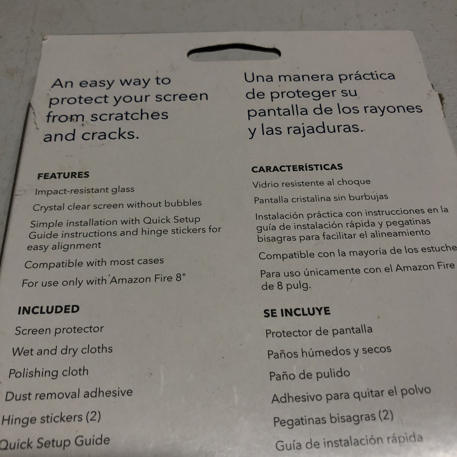 Amazon Fire HD 8" Tablet Glass Screen Protector by Insignia