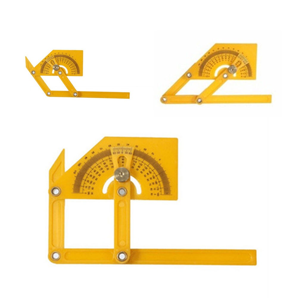 Portable 0-180° Angle Finder Plastic Protractor Goniometer Miter Gauge